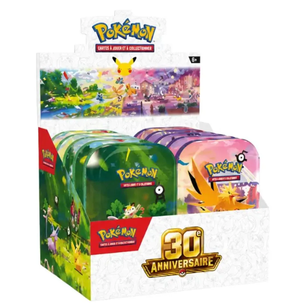 ME5.5 - 30 ans - Display de mini tins - FRANCAIS (02/10)