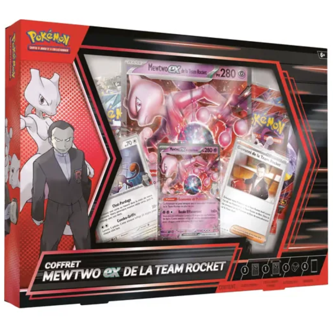 Coffret Mewtwo ex de la team Rocket - FRANCAIS (13/06/25)