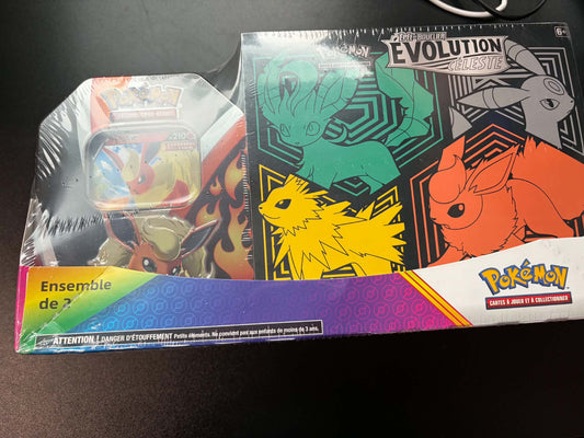Ensemble de 2 - Pokebox Pyroli + ETB EB7 : FRANCAIS