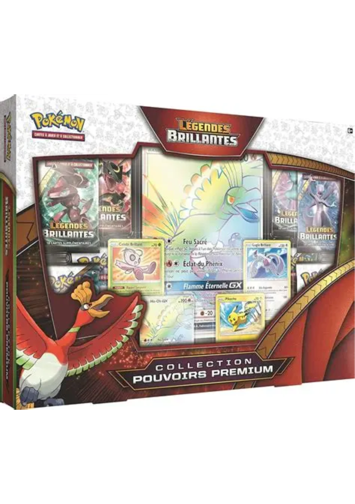 AVEC DEFAUT : Coffret Ho-Oh GX - Légendes Brillantes : FRANCAIS