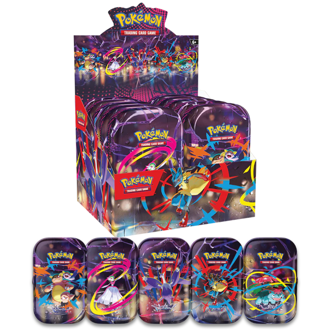 Display de 10 mini tins Méga Evoltions (10/10/25)