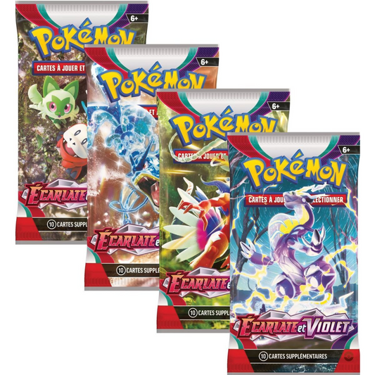 EV1 - Ecarlate et Violet - Art set (4boosters) - FRANCAIS