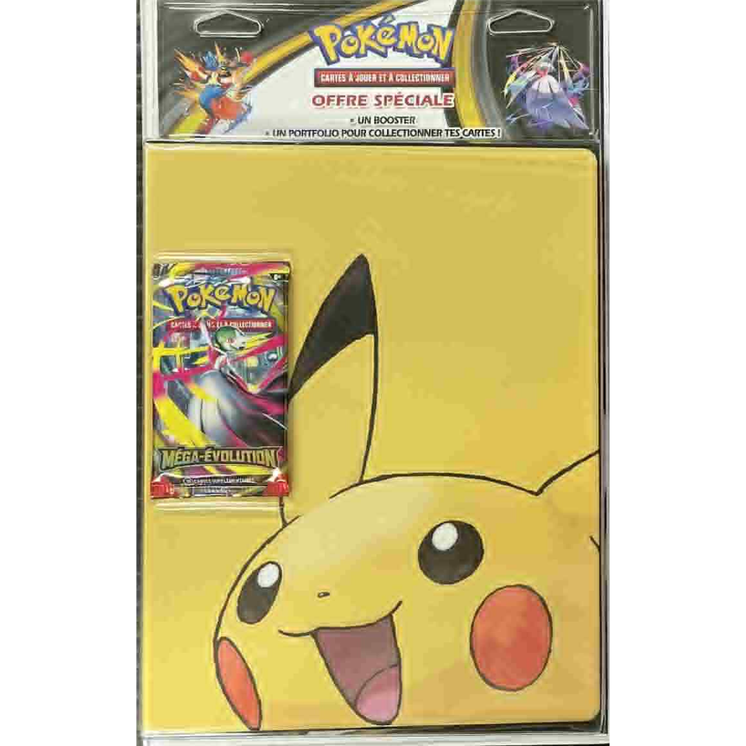Album Pikachu + Booster ME1 ALEATOIRE - FRANCAIS