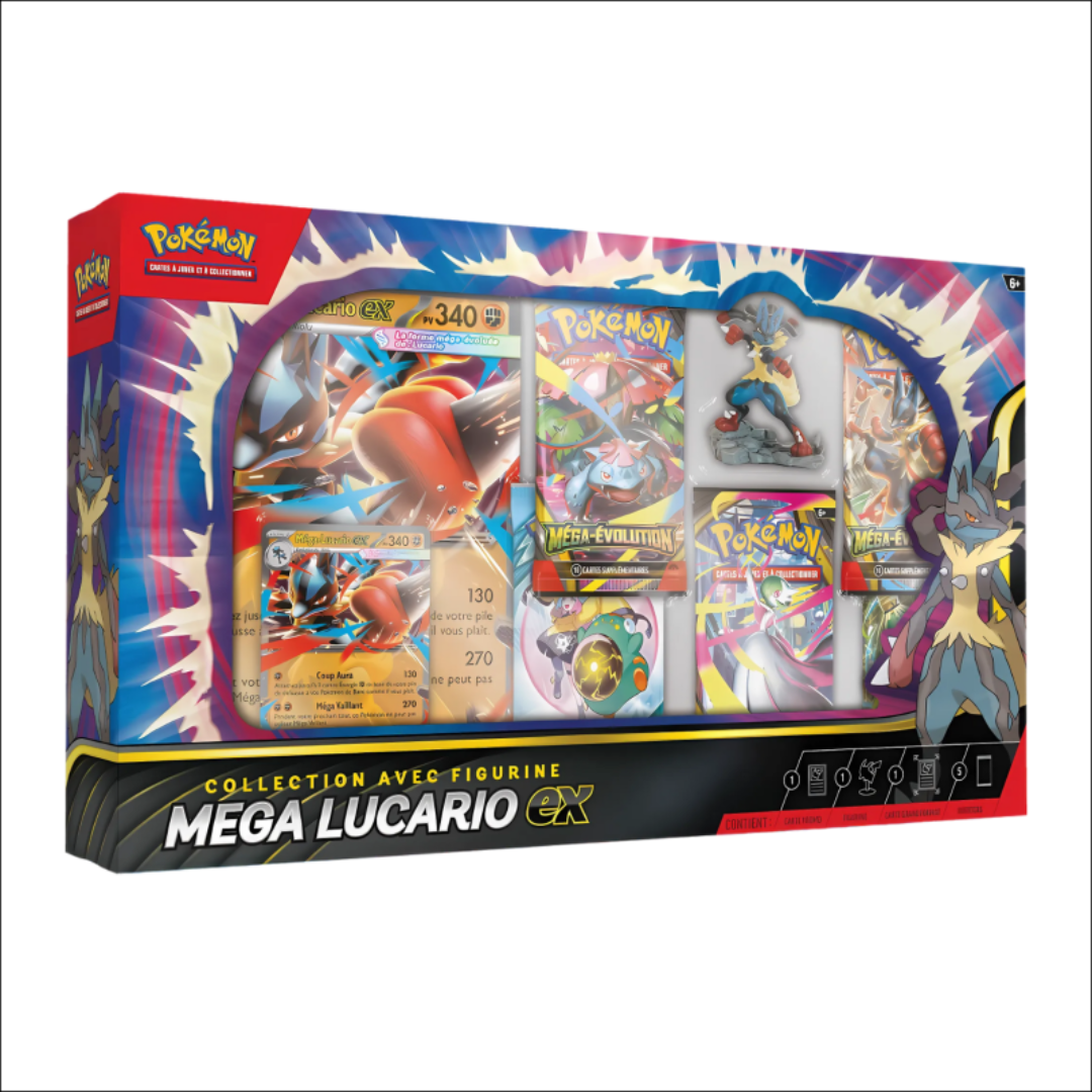 Coffret figurine Méga Lucario  - FRANCAIS
